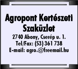 Agropont Kertészeti Szaküzlet