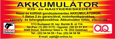 AKKUMULÁTOR KIS- ÉS NAGYKERESKEDÉS