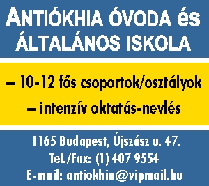 ANTIÓKHIA ÓVODA ÉS ÁLTALÁNOS ISKOLA