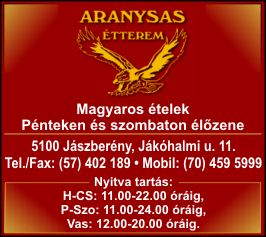 ARANYSAS ÉTTEREM