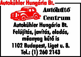 AUTOKÜHLER HUNGÁRIA BT.