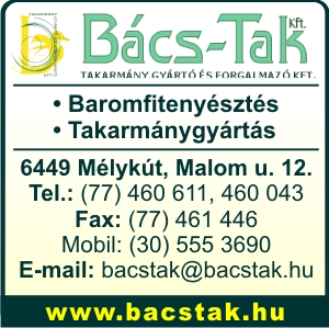 BÁCS-TAK TAKARMÁNYGYÁRTÓ ÉS FORGALMAZÓ KFT.