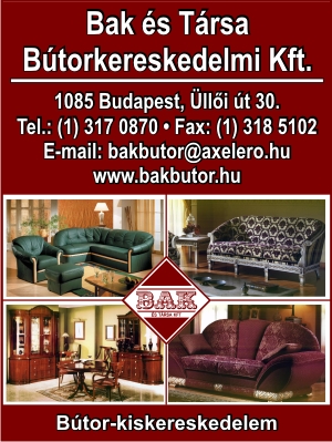 BAK ÉS TÁRSA BÚTORKERESKEDELMI KFT.