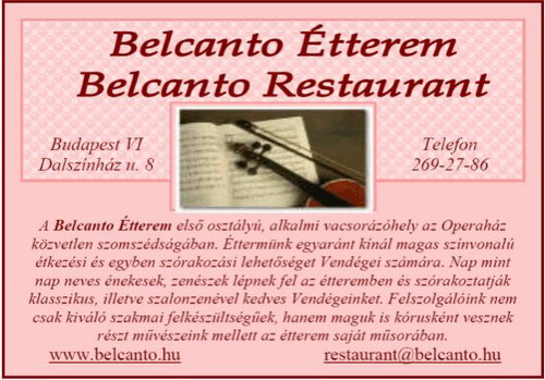 BELCANTO ÉTTEREM