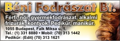 BÉNI FODRÁSZAT BT.