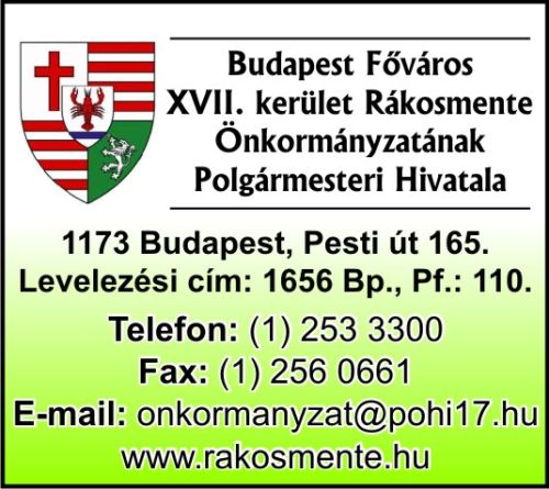 BUDAPEST XVII. KERÜLET RÁKOSMENTE ÖNKORMÁNYZATA