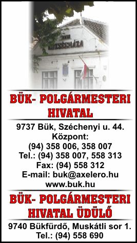 BÜK POLGÁRMESTERI HIVATAL