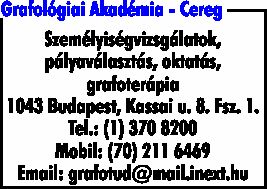 CEREG - GRAFOLÓGIAI AKADÉMIA