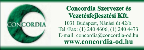 CONCORDIA SZERVEZET- ÉS VEZETÉSFEJLESZTÉSI KFT.