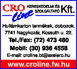 CRO LINE KERESKEDELMI ÉS SZOLGÁLTATÓ KFT.