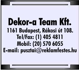 DEKOR-A TEAM KFT.