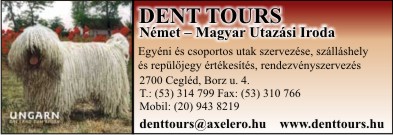 DENT TOURS UTAZÁSI IRODA