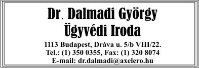 DR. DALMADI GYÖRGY ÜGYVÉDI IRODA