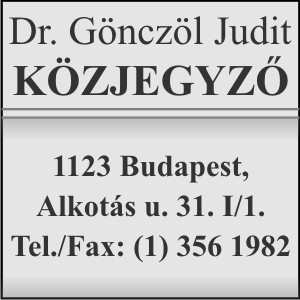 DR. GÖNCZÖL JUDIT KÖZJEGYZŐ