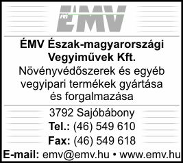 ÉMV ÉSZAK-MAGYARORSZÁGI VEGYIMŰVEK KFT.