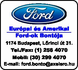 EURÓPAI ÉS AMERIKAI FORD-OK BONTÓJA