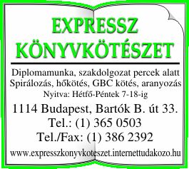 EXPRESSZ KÖNYVKÖTÉSZET