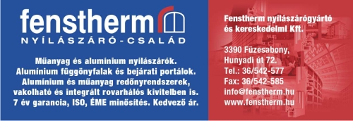 FENSTHERM NYÍLÁSZÁRÓGYÁRTÓ ÉS KERESKEDELMI KFT.