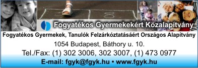 FOGYATÉKOS GYERMEKEKÉRT KÖZALAPÍTVÁNY