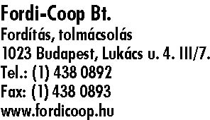 FORDI-COOP BT.