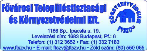 FŐVÁROSI TELEPÜLÉSTISZTASÁGI ÉS KÖRNYEZETVÉDELMI KFT.