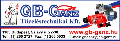 GB-GANZ TÜZELÉSTECHNIKAI KFT.