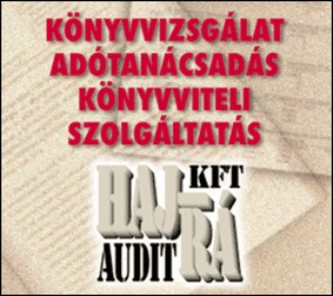 HAJ-RÁ AUDIT KÖNYVVIZSGÁLÓ ÉS SZOLGÁLTATÓ KFT.