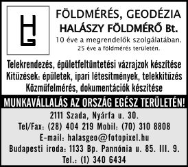 HALÁSZY FÖLDMÉRŐ BT.