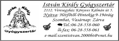 ISTVÁN KIRÁLY GYÓGYSZERTÁR