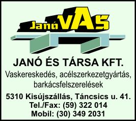 JANÓ ÉS TÁRSA KFT.