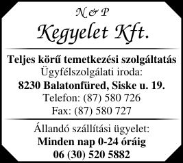 KEGYELET KFT.