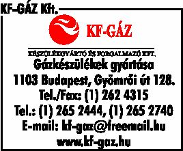 KF-GÁZ KFT.