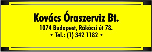 KOVÁCS ÓRASZERVIZ BT.