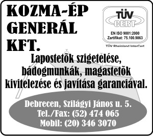 KOZMA-ÉP-GENERÁL KFT.