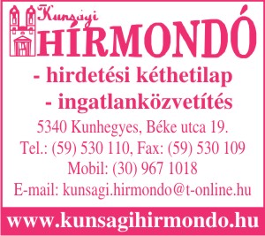 KUNSÁGI HÍRMONDÓ