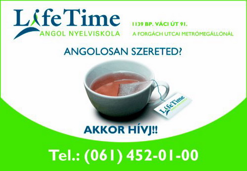 LIFE TIME ANGOL NYELVISKOLA