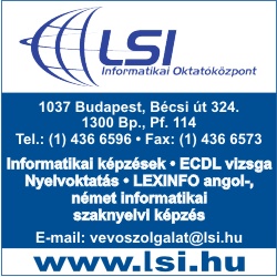 LSI INFORMATIKAI OKTATÓKÖZPONT