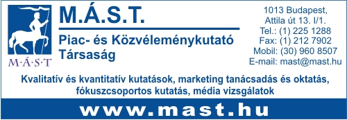 M. Á. S. T. PIAC- ÉS KÖZVÉLEMÉNYKUTATÓ TÁRSASÁG