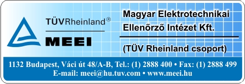 MAGYAR ELEKTROTECHNIKAI ELLENŐRZŐ INTÉZET KFT. (MEEI KFT.)