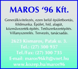 MAROS '96 KFT.