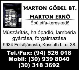 MARTON GÖDEL BT.