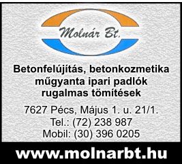 MOLNÁR BETONELEMGYÁRTÓ BT.