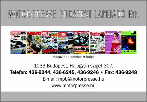 MOTOR PRESSE BUDAPEST LAPKIADÓ KFT.