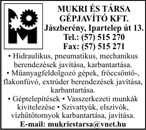 MUKRI ÉS TÁRSA KFT.