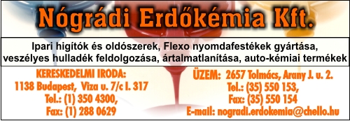 NÓGRÁDI ERDŐKÉMIA KFT.