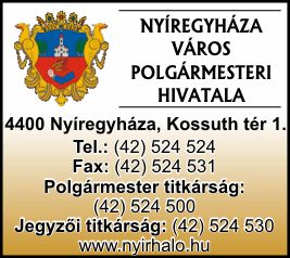 NYÍREGYHÁZA VÁROS POLGÁRMESTERI HIVATALA