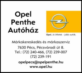 OPEL PENTHE AUTÓHÁZ