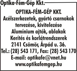 OPTIKA-FÉM-GÉP KKT.