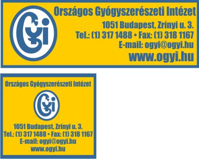 ORSZÁGOS GYÓGYSZERÉSZETI INTÉZET