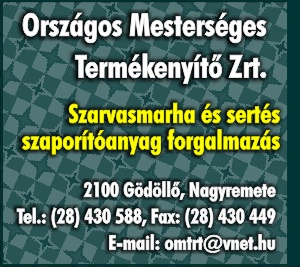 ORSZÁGOS MESTERSÉGES TERMÉKENYÍTŐ RT.